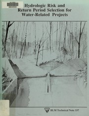 Cover of: Hydrologic risk and return period selection for water-related projects