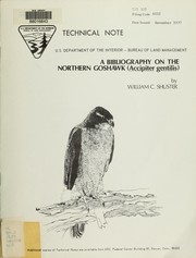 Cover of: A bibliography on the northern goshawk (Accipiter gentilis)