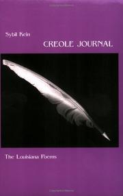 Cover of: Creole journal: the Louisiana poems