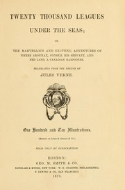 Cover of: Twenty thousand leagues under the seas by Jules Verne