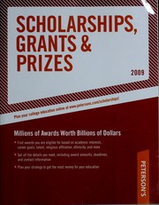 Cover of: Scholarships, Grants & Prizes 2009 by Peterson's, Peterson's (Firm : 2006- )