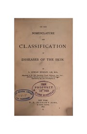 Cover of: Monographs of diseases of the skin