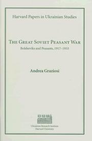 Cover of: The Great Soviet Peasant War by Andrea Graziosi