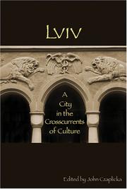 Cover of: Lviv by John Czaplicka editor.