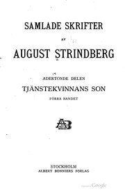 Cover of: Samlade skrifter by August Strindberg
