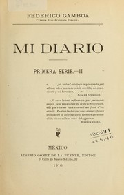 Cover of: Mi diario