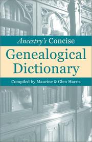 Cover of: Ancestry's concise genealogical dictionary