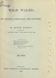 Cover of: Wild Wales | George Henry Borrow