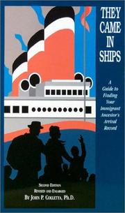 Cover of: They Came in Ships | John Philip Colletta