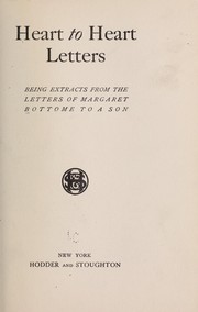 Cover of: Heart to heart letters