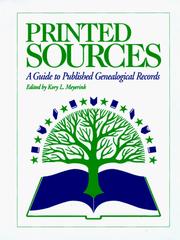 Cover of: Printed Sources: A Guide to Published Genealogical Records