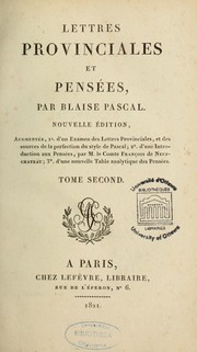 Lettres provinciales et Pensées by Blaise Pascal