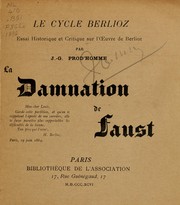 Cover of: La damnation de Faust