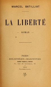 Cover of: La liberté: roman