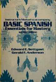 Cover of: Basic Spanish: essentials for mastery