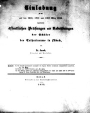 Cover of: Ad Caroli Lachmanni exemplar de aliquot Iliadis carminum compositione quaeritur by scr. Ad. Holm.