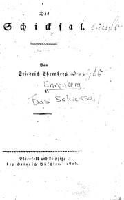 Cover of: Das Schicksal