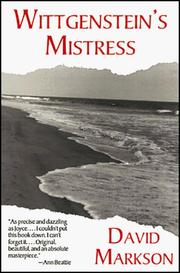 Cover of: Wittgenstein's Mistress by David Markson