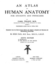 Cover of: An Atlas of Human Anatomy for Students and Physicians: For Students and ...
