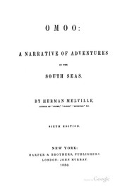 Cover of: Omoo: A Narrative of Adventures in the South Seas by Herman Melville