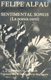 Cover of: Sentimental songs = by Felipe Alfau