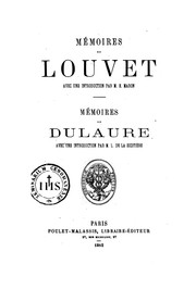 Cover of: Mémoires de Louvet