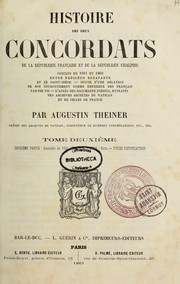 Cover of: Histoire des deux concordats de la Republique francaise et de la Republique cisalpine conclus en 1801 et 1803 ...