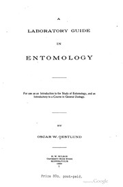 Cover of: A laboratory guide in entomology