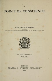 Cover of: A point of conscience by Margaret Wolfe Hamilton Hungerford