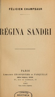 Cover of: Regina Sandri