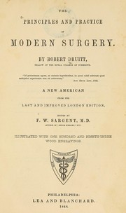 Cover of: The principles and practice of modern surgery. by Robert Druitt