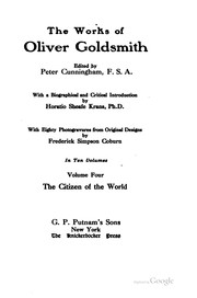 Cover of: The works of Oliver Goldsmith