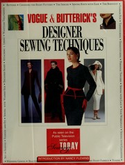 Cover of: Vogue Butterick's Designer Sewing Techniques