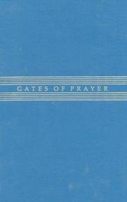 Cover of: Gates of Prayer: The Union Prayer Book