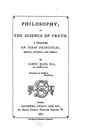Cover of: Philosophy