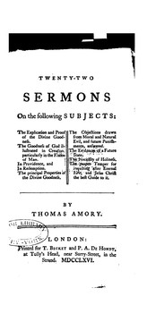 Cover of: Twenty-two Sermons ... | Thomas Amory