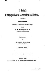 Cover of: Kurzgefasste arzneimittellehre...