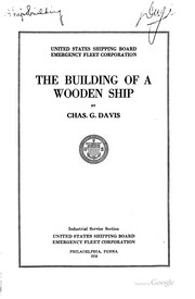 Cover of: The building of a wooden ship