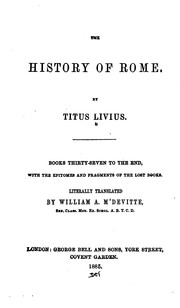 Cover of: The History of Rome by Titus Livius