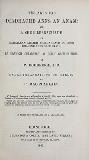 Cover of: T agus f diadhachd anns an anam by Philip Doddridge