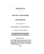 Cover of: Selectæ e profanis scriptoribus historiæ. by [Heuzet, Jean] ca