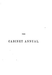 Cover of: Cabinet Annual: A Christmas & New Year's Gift, for 1855