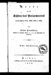 Cover of: Reise an die Küsten des Polarmeeres in den Jahren 1819, 1820, 1821 u. 1822