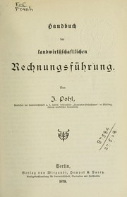 Cover of: Handbuch der landwirthschaftlichen Rechnungsführung