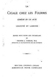 Cover of: La cigale chez les fourmis: comédie en un acte