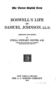 Cover of: Boswell's Life of Samuel Johnson, LL.D. by James Boswell, James Boswell