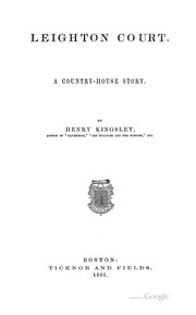 Cover of: Leighton Court by Henry Kingsley