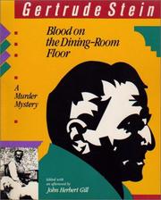 Cover of: Blood on the dining room floor by Gertrude Stein