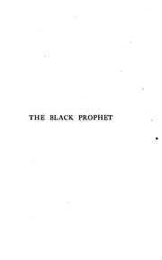 Cover of: The Black Prophet: A Tale of Irish Famine by William Carleton, William Carleton