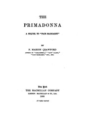 Cover of: The Primadonna: A Sequel to 'Soprano'.